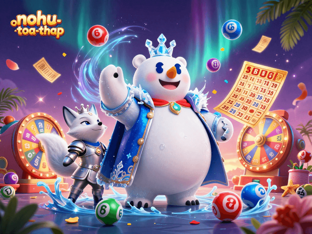 Experience the thrill of nohu-toa-thap with vibrant lottery elements and dynamic energy.