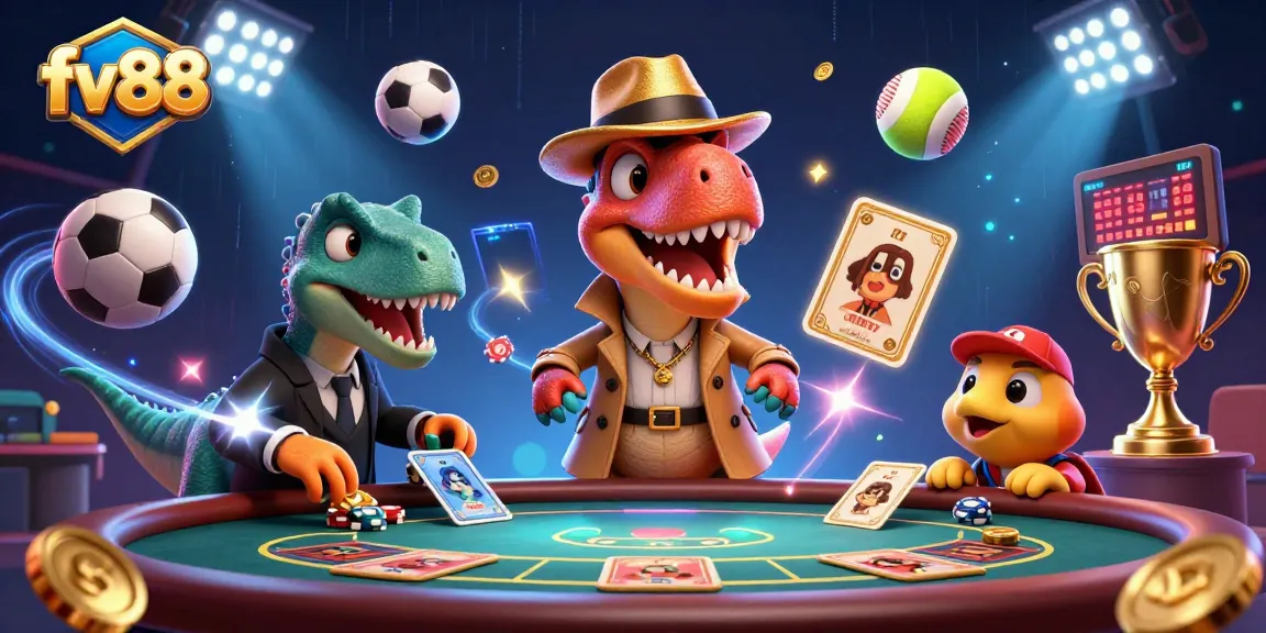 Experience exhilarating gameplay with fv88 at the blackjack table as a clever velociraptor aims for big wins.