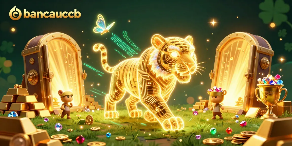 Experience the thrill of underwater adventure with bancaucb as the golden tiger guards hidden treasures.