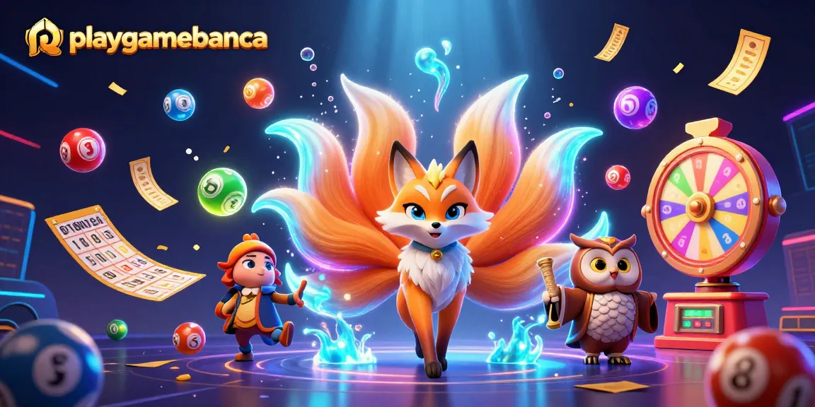 Engage in thrilling gaming experiences with playgamebanca's vibrant lottery scene featuring unique characters.