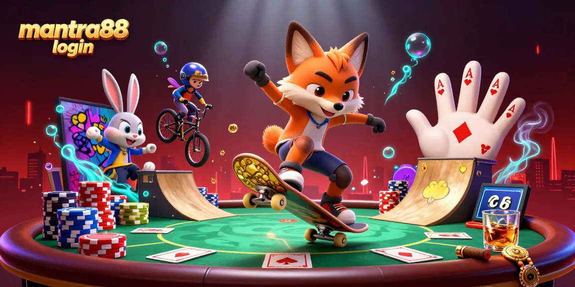 Experience thrilling gameplay with mantra88 login as the fox and rabbit dominate the casino scene.