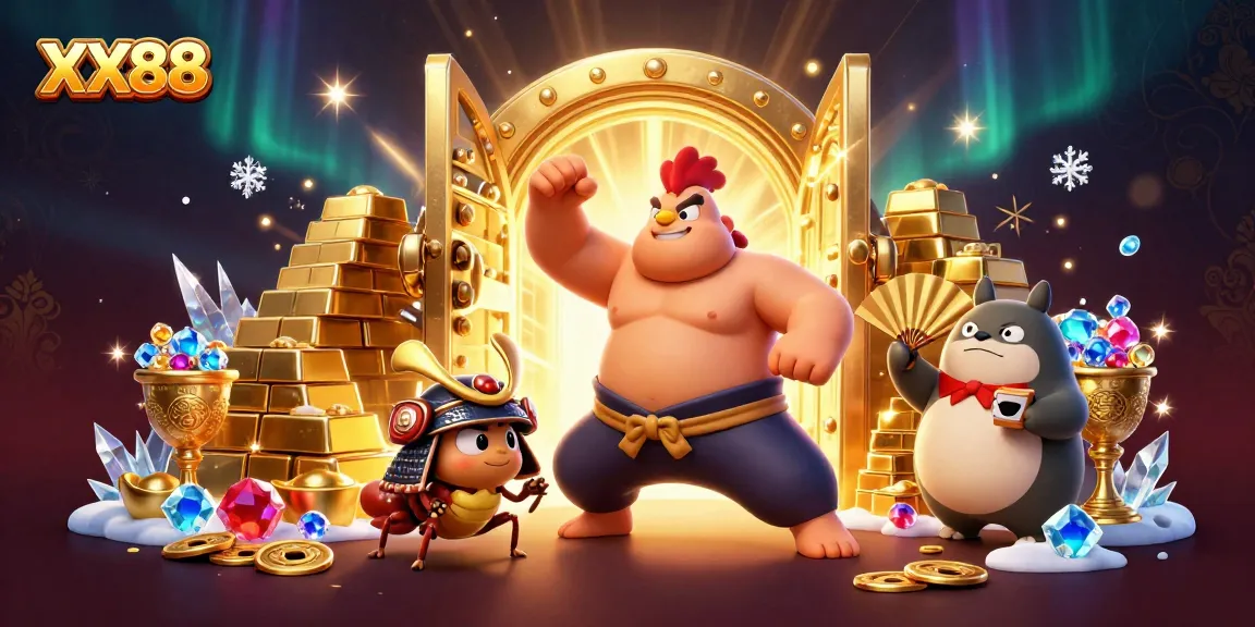 Experience the thrill of winning with XX88's dynamic casino gameplay featuring lavish treasures.