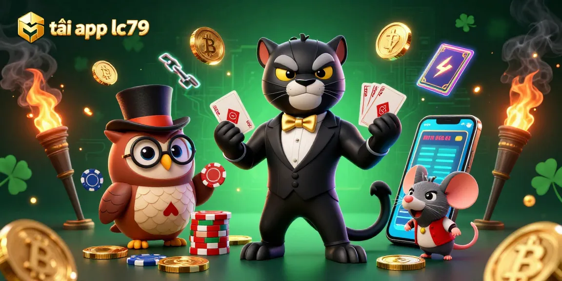Chơi game hấp dẫn và tải app lc79 để trải nghiệm cùng những biểu tượng may mắn.
