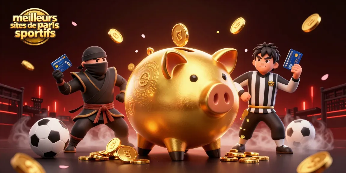 Découvrez les meilleurs sites de paris sportifs avec des personnages animés dans une scène dynamique.