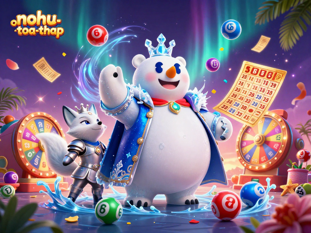 Experience the thrill of nohu-toa-thap with vibrant lottery elements and dynamic energy.