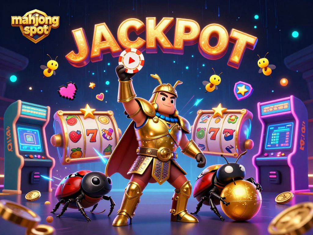Mahjong slot sebagai simbol kemenangan dengan karakter menarik dan elemen permainan yang menyenangkan.