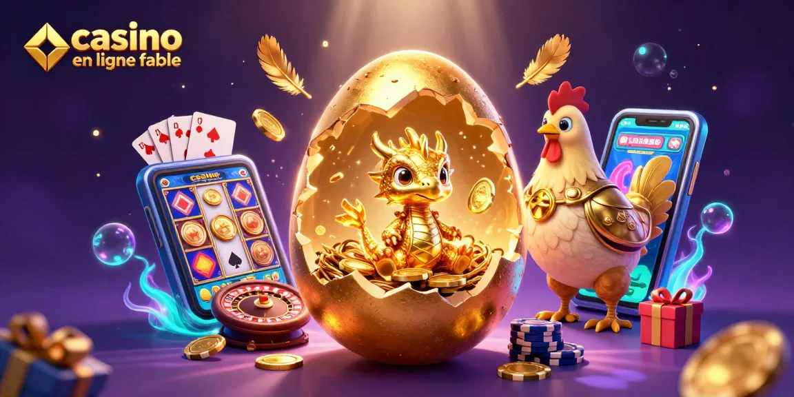 Jouez en toute confiance dans un casino en ligne fiable avec une scène dynamique de dragon doré et de jetons de poker.