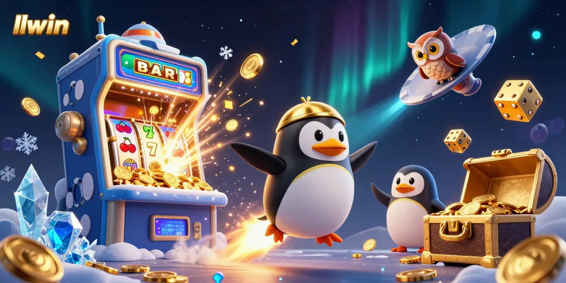 Experience the thrill of llwin with a dynamic space-themed casino adventure featuring vibrant game elements.