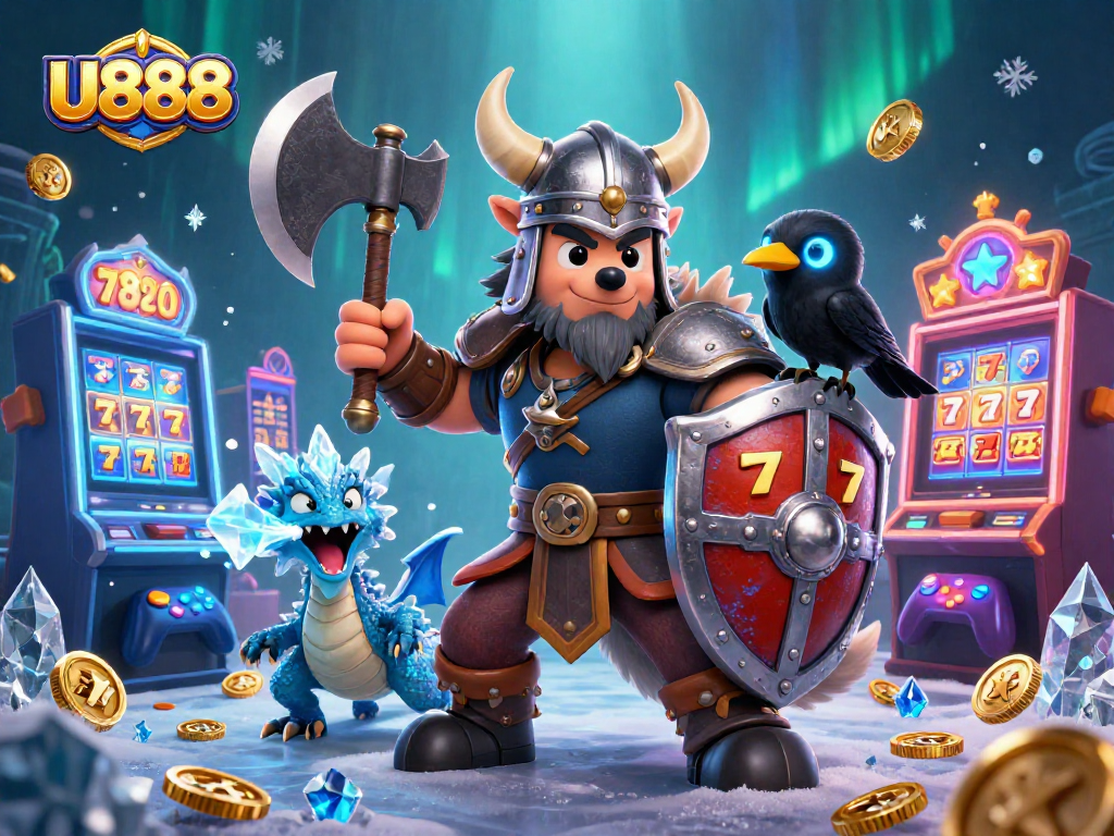 Win big at U888 with a Viking warrior, fierce dragon, and vibrant casino games.