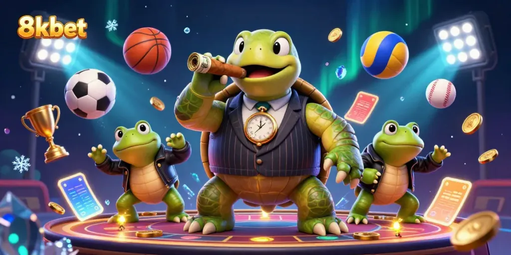 Experience thrilling gameplay at 8xbet with vibrant casino elements and characters in action.