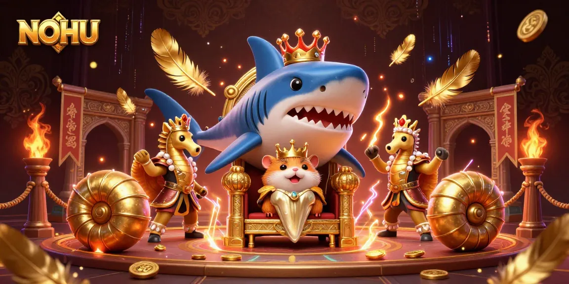 Engage in dynamic gameplay at NOHU casino, with exciting casino elements and 3D characters.