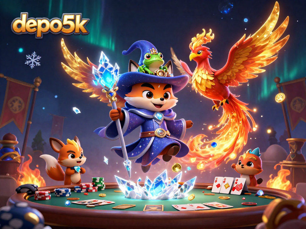 Experience the excitement of depo 5k with our vibrant poker scene, featuring intense gameplay dynamics.