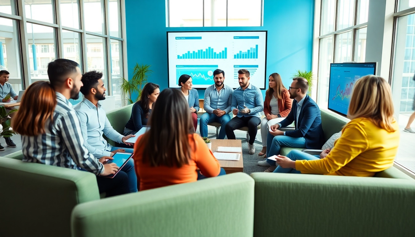 Enhancing Shopify theme customization strategies in a vibrant marketing team meeting.