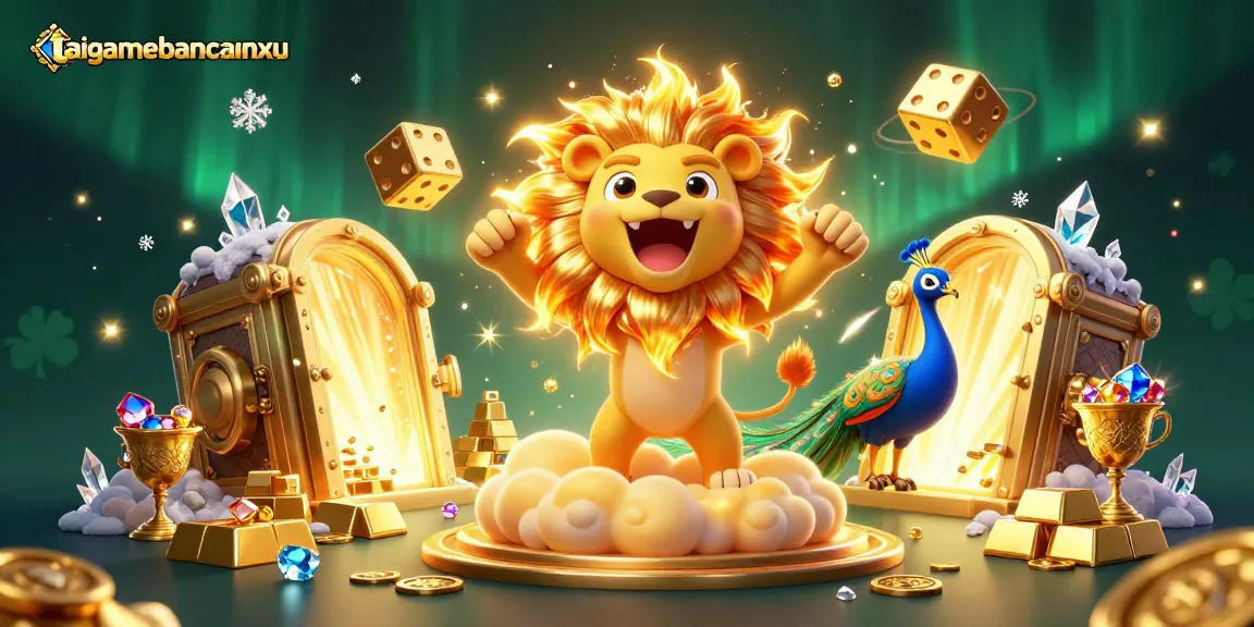 Experience the thrill of taigamebancaanxu with vibrant gaming elements and golden treasures galore.
